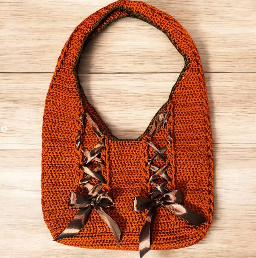 Tas Rajut Orange